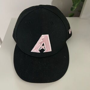 Arizona Diamondbacks Black and Pink Hat